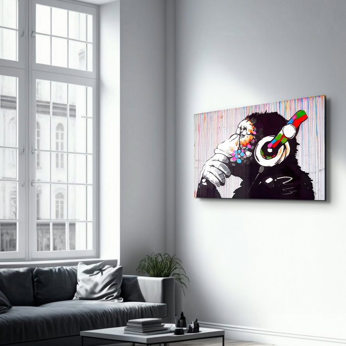 Wallity Pintura Decorativa de Vidrio Templado Multicolor 46 x 72 cm